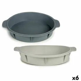 Kepimo forma Kinvara Šviesiai pilka Tamsiai pilka Silikoninis 30 x 4,5 x 26 cm Apskritas (6 vnt.)