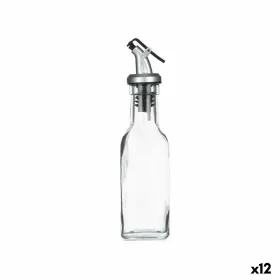 Indelis aliejui Vivalto Skaidrus stiklas Silikoninis Plienas polipropileno Plastmasinis 180 ml 5 x 20 x 5 cm (12 vnt.)