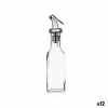 Indelis aliejui Vivalto Skaidrus stiklas Silikoninis Plienas polipropileno Plastmasinis 180 ml 5 x 20 x 5 cm (12 vnt.)