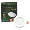 Recessed round LED luminaire with glass "VESTA" 6W