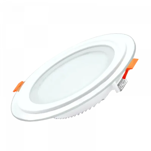 Round LED luminaire with glass "VESTA" 12W