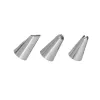 Pastry Bag Kinvara Black Silver Set (6 Units)