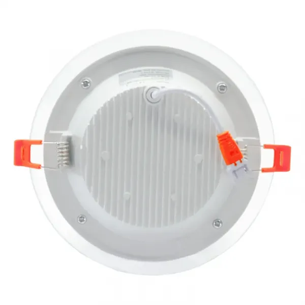 Round LED luminaire with glass "VESTA" 12W