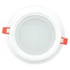 Round LED luminaire with glass "VESTA" 12W