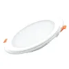 18W recessed round LED luminaire with glass "VESTA"