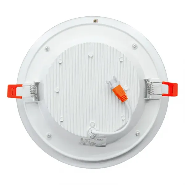 18W recessed round LED luminaire with glass "VESTA"