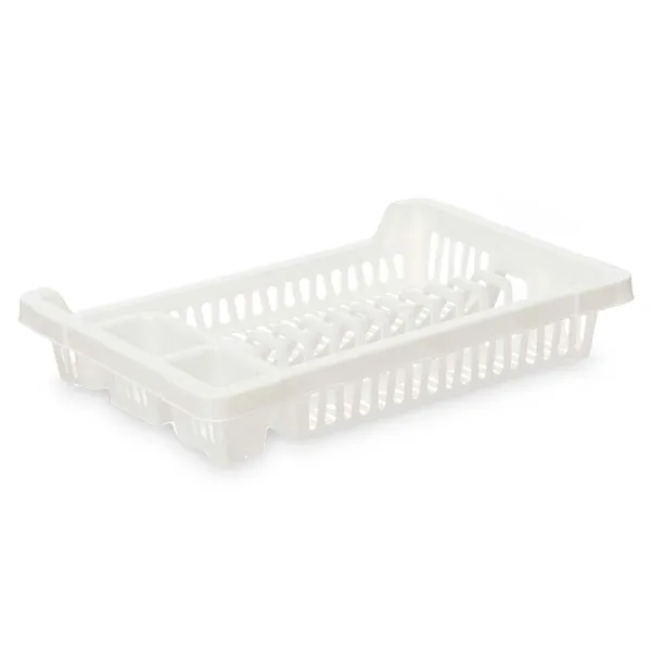 Virtuves Trauku Žāvētājs Kinvara Balts Plastmasa 42,5 x 7 x 29,5 cm (24 gb.)