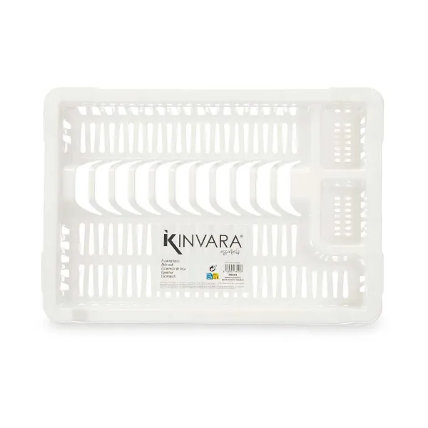 Сушилка для мойки Kinvara Белый Пластик 42,5 x 7 x 29,5 cm (24 штук)