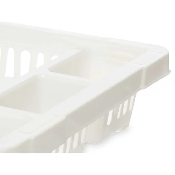 Džiovykla kriauklei Kinvara Balta Plastmasinis 42,5 x 7 x 29,5 cm (24 vnt.)