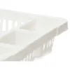 Draining Rack for Kitchen Sink Kinvara White Plastic 42,5 x 7 x 29,5 cm (24 Units)