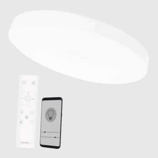 Ceiling white LED luminaire "BOSTON" 2x60W