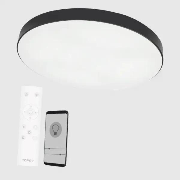Ceiling luminaire "BOSTON" 2x60W black LED