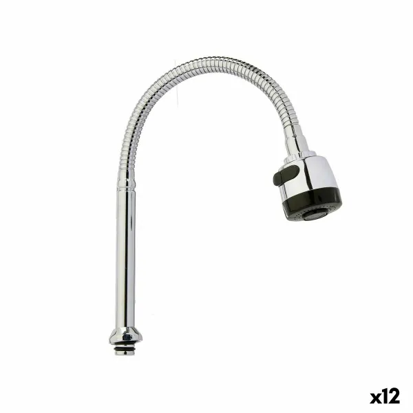 Kitchen Tap Kinvara Juoda Sidabras Guma Metalinis Plastmasinis Išlankstomas Daugiafunkciniai (12 vnt.)