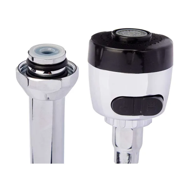 Kitchen Tap Kinvara Juoda Sidabras Guma Metalinis Plastmasinis Išlankstomas Daugiafunkciniai (12 vnt.)
