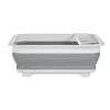 Sulankstoma virtuvinė džiovykla Kinvara Balta Pilka polipropileno TPR 37,9 x 29,3 x 12 cm 38 x 5,4 x 29 cm 29,3 x 5,4 x 37,9 cm 
