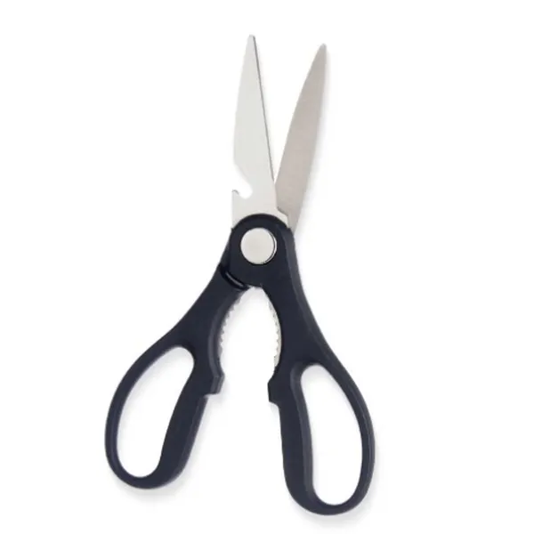Virtuves šķēres Kinvara Melns Sudrabains Nerūsējošais tērauds 8,3 x 19,5 x 1,3 cm (12 gb.)