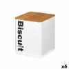 Keksi- ja kakkurasia Kinvara Valkoinen Metalli 13,7 x 16,5 x 14 cm 14,4 x 16,5 x 14,4 cm (6 osaa)