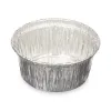 Flan-muotti Kinvara Hopeinen Alumiini 8,5 x 8 x 8,5 cm Kertakäyttöinen Pyöreä (12 osaa)