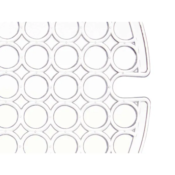 Non-slip Mat Kinvara Transparent Plastic 29 x 0,1 x 29 cm Sink (12 Units)