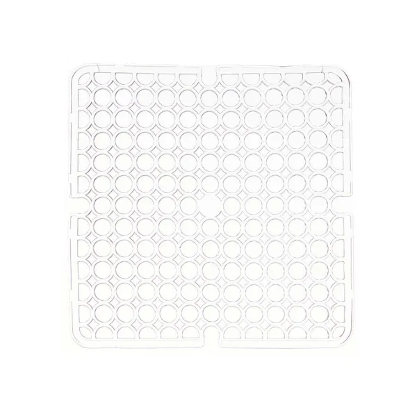 Neslystantis kilimėlis Kinvara Skaidrus Plastmasinis 28 x 0,1 x 28 cm 28,5 x 0,1 x 28 cm Kriauklė (12 vnt.)
