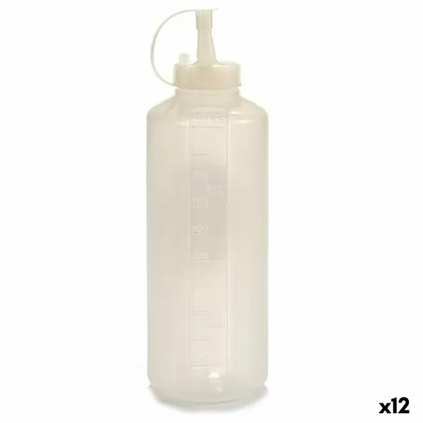 Kastikekulho Kinvara Läpinäkyvä Muovinen 1 L 8 x 25 x 8 cm (12 osaa)