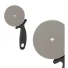 Pizza Cutter Kinvara Black Silver Stainless steel polypropylene 21 x 1,5 x 10 cm 11,7 x 22,5 x 2 cm (12 Units)