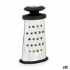 Tarka Kinvara Juoda Sidabras Nerūdijantis plienas TPR 9 x 15,5 x 4,2 cm 8,2 x 15,5 x 4,2 cm (12 vnt.)