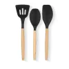 Kitchen Utensils Set Kinvara Wood Silicone 20 x 32 x 4 cm 20 x 37 x 3,5 cm (6 Units)