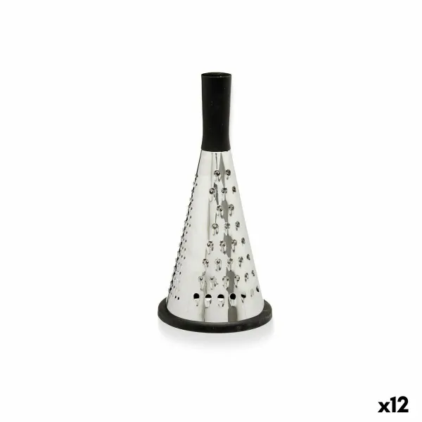 Tarka Kinvara Juoda Sidabras Nerūdijantis plienas ABS TPR 11,5 x 24,5 x 11,5 cm (12 vnt.)