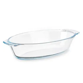 Serving Platter Vivalto Transparent Borosilicate Glass 700 ml 23,6 x 5,3 x 13 cm With handles (18 Units)