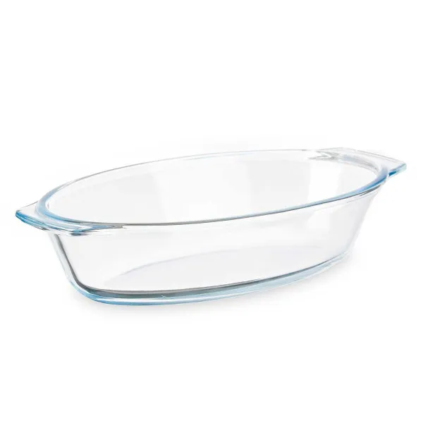 Pasniegšanas Plate Vivalto Caurspīdīgs Borosilikāta glāze 700 ml 23,6 x 5,3 x 13 cm Ar rokturiem (18 gb.)
