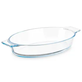 Поднос Vivalto Прозрачный Боросиликатное стекло 800 ml 27 x 4,5 x 15,8 cm С ручками (18 штук)
