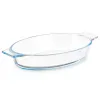 Serving Platter Vivalto Transparent Borosilicate Glass 800 ml 27 x 4,5 x 15,8 cm With handles (18 Units)