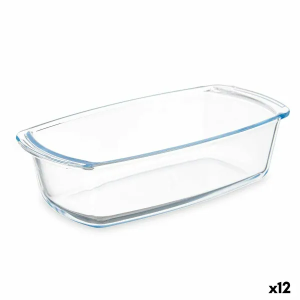 Vuoka Vivalto Läpinäkyvä Borosilikaattilasi 1,6 L 27 x 7,2 x 14 cm Kahvoilla (12 osaa)