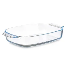 Serving Platter Vivalto Transparent Borosilicate Glass 2,7 L 34,4 x 6,1 x 22,3 cm With handles (12 Units)