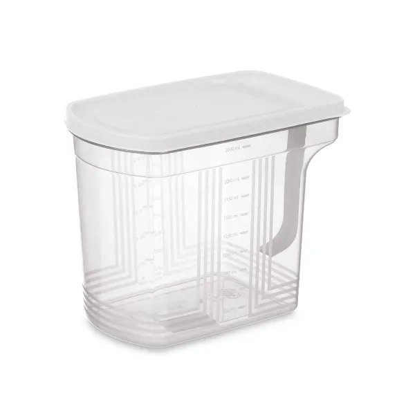 Maisto konservavimo konteineris Kinvara Pilka Skaidrus 2,5 L 20,5 x 17 x 13 cm (24 vnt.)