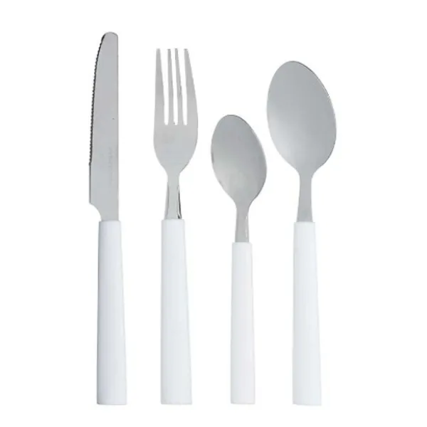 Stalo įrankių rinkinys Kinvara Balta Sidabras Nerūdijantis plienas Plastmasinis 22,5 x 37,5 x 4,5 cm 23 x 38 x 5 cm (6 vnt.)