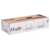 Puodelis su lėkšte Vivalto Skaidrus stiklas 85 ml (6 vnt.)