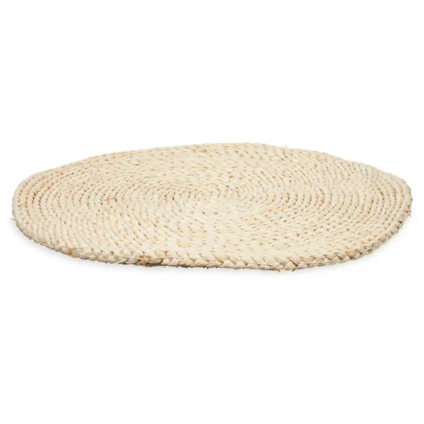 Table Mat Kinvara Natural Esparto grass 39 x 2 x 39 cm 40 x 40 x 2 cm (12 Units)