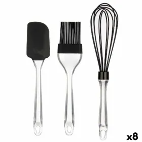 Set of Kitchen Utensils Kinvara Silicone Plastic 14,5 x 29 x 5 cm 15,5 x 34 x 6 cm Bakery (8 Units)