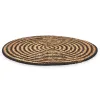Tabletti Kinvara Musta Puuvilla Merilevä 35 x 0,6 x 35 cm (24 osaa)