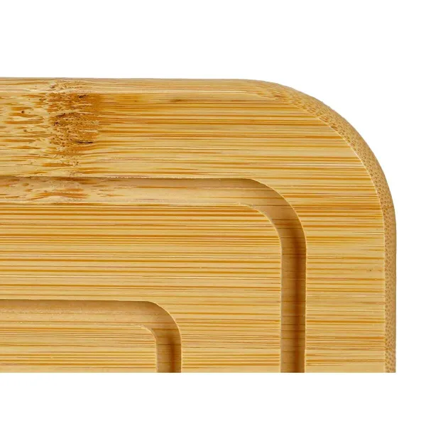 Tabletti Kinvara Luonnollinen Bambu Neliö 19 x 1 x 19 cm 18,7 x 1 x 18,7 cm (24 osaa)