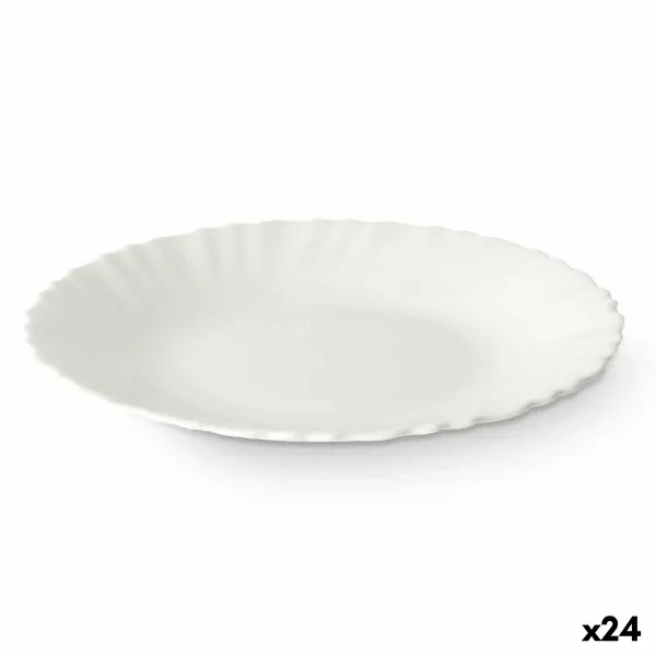 Deserta trauks Vivalto Balts Opalīna stikls 19 x 2 x 19 cm (24 gb.)