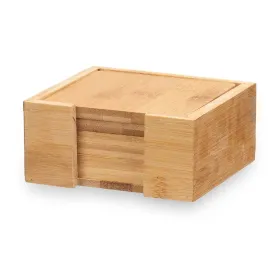 Coasters Kinvara Natural Bamboo Squares 12 x 6 x 12 cm 12 x 5,5 x 12 cm 7 Pieces (12 Units)