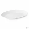 Serviravimo Lėkštė Vivalto Balta Opalinis stiklas 25 x 2 x 19 cm (24 vnt.)