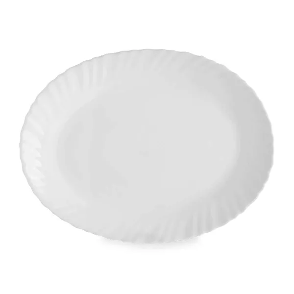 Serviravimo Lėkštė Vivalto Balta Opalinis stiklas 25 x 2 x 19 cm (24 vnt.)