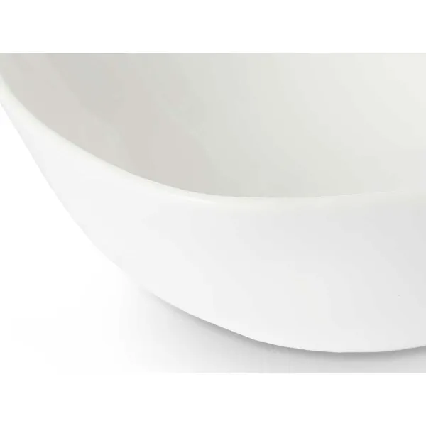 Snack Kulho Vivalto Valkoinen Opaliinilasi Neliö 11 x 4 x 11 cm (48 osaa)