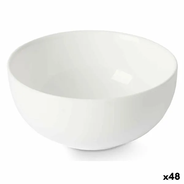 Bļoda Vivalto Balts Opalīna stikls 13 x 6 x 13 cm (48 gb.)