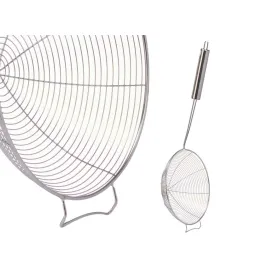 Skimmer Kinvara Metal Stainless steel Steel 19 x 47,5 x 6,5 cm (24 Units)