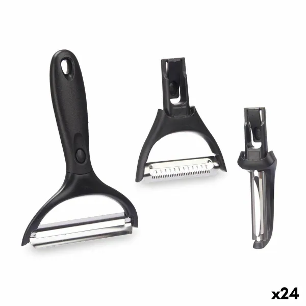 Kuorijasarja Kinvara Metalli Ruostumaton teräs polypropeeni ABS 14,5 x 22 x 2,5 cm Vaihdettavat päät 3 Kappaletta (24 osaa)